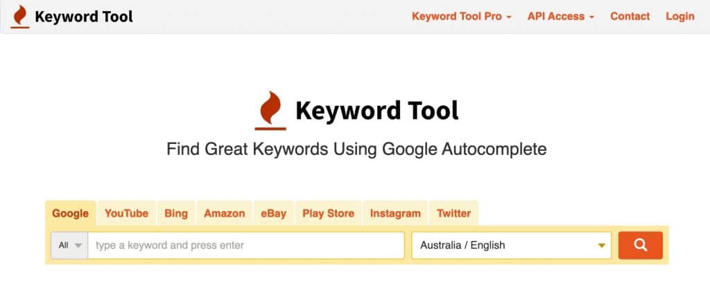 Keyword tool for Amazon keyword reseach