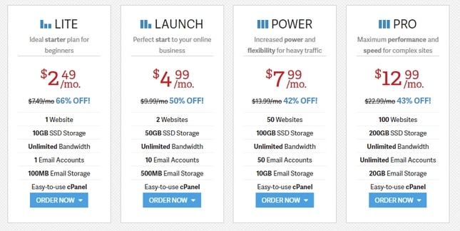 Inmotion Hosting Plans