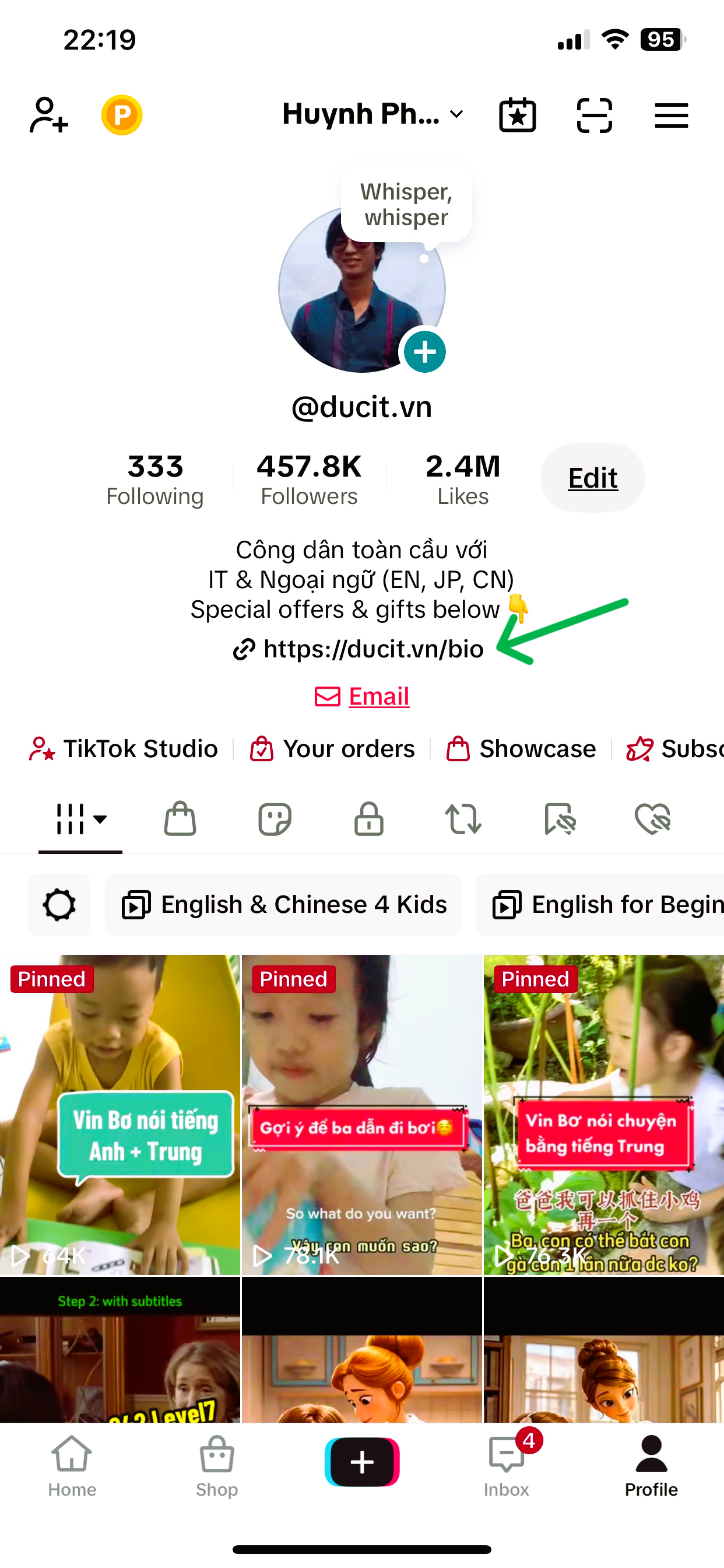 Link in Bio Tiktok